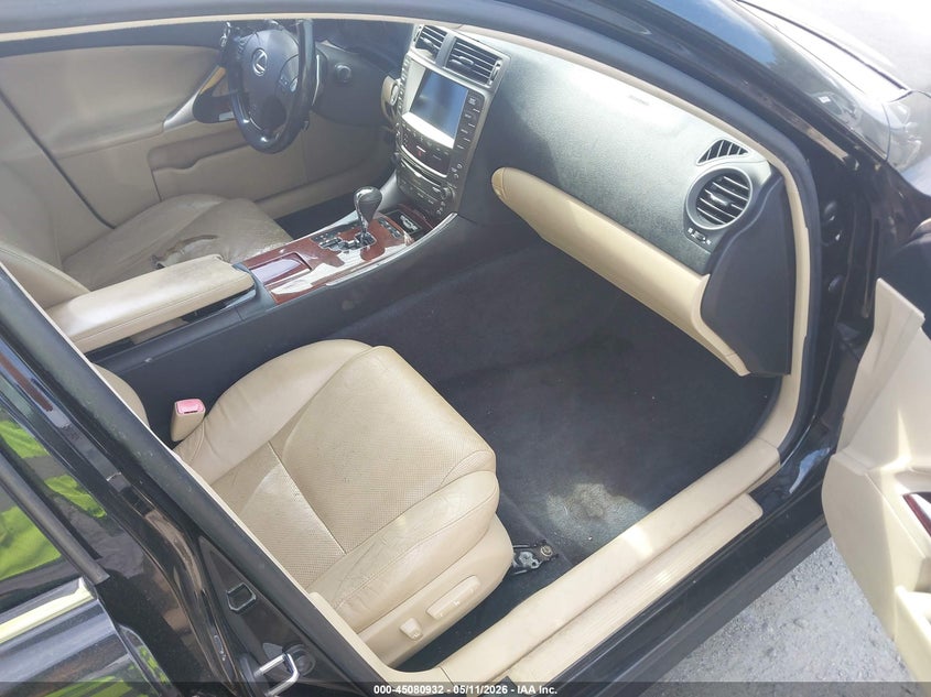 2008 Lexus Is 250 VIN JTHCK262282027288 IAAI salvage auction — NORMAL WEAR, Clear (Georgia), sold $700 on 2026-07-14 (photo 5)