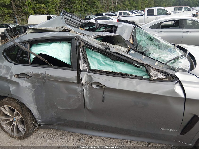 2016 BMW X6 VIN 5UXKU6C53G0R34444 IAAI salvage auction — ROLLOVER, Salvage (South Carolina), sold $3,150 on 2026-07-28 (photo 6)