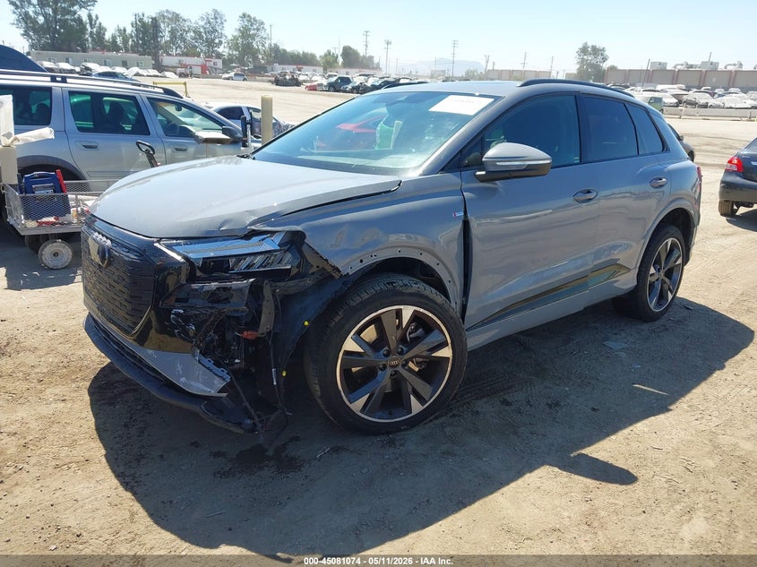 2024 Audi Q4 e-tron VIN WA1L2BFZ2RP006860 IAAI salvage auction — LEFT FRONT, Salvage (California), sold $13,300 on 2026-07-16 (photo 2)