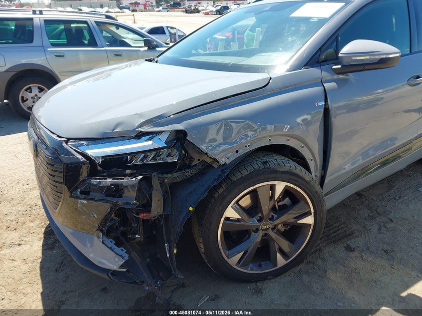 2024 Audi Q4 e-tron VIN WA1L2BFZ2RP006860 IAAI salvage auction — LEFT FRONT, Salvage (California), sold $13,300 on 2026-07-16 (photo 6)