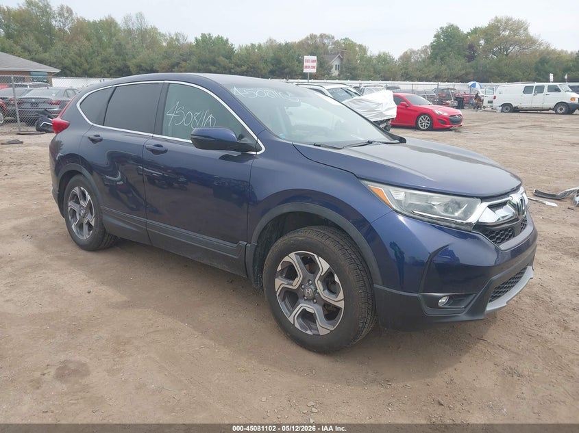 2018 Honda Cr-v VIN 7FARW2H53JE041313 IAAI salvage auction — LEFT SIDE, Clear (Indiana), sold $6,050 on 2026-07-07 (photo 1)
