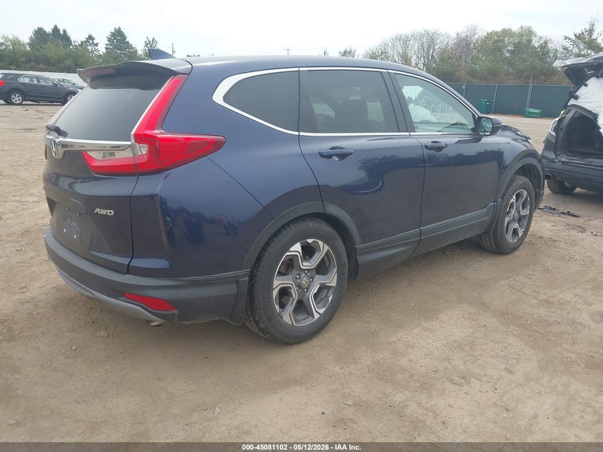 2018 Honda Cr-v VIN 7FARW2H53JE041313 IAAI salvage auction — LEFT SIDE, Clear (Indiana), sold $6,050 on 2026-07-07 (photo 4)