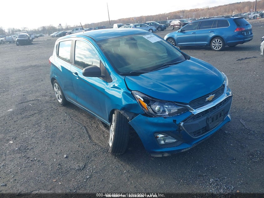 2019 Chevrolet Spark VIN KL8CB6SA1KC707666 IAAI salvage auction — RIGHT FRONT, Salvage (Idaho), sold $450 on 2026-07-13 (photo 1)