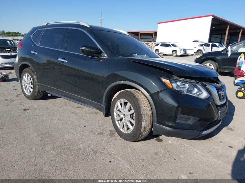 2017 Nissan Rogue VIN JN8AT2MV9HW019155 IAAI salvage auction — LEFT FRONT, Salvage (Missouri), sold $475 on 2026-07-30 (photo 1)