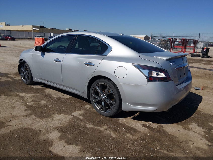 2014 Nissan Maxima VIN 1N4AA5APXEC915153 IAAI salvage auction — LEFT FRONT, Salvage (Kansas), sold $1,700 on 2026-07-10 (photo 3)