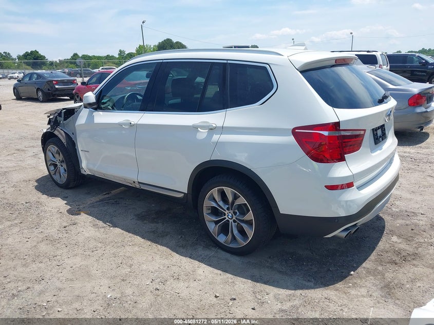 2016 BMW X3 VIN 5UXWZ7C54G0T43029 IAAI salvage auction — LEFT FRONT, Salvage (Georgia), sold $2,850 on 2026-07-23 (photo 3)