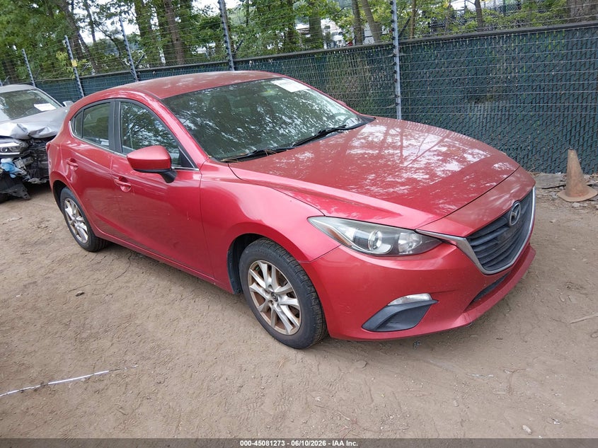 2014 Mazda 3 VIN JM1BM1L74E1171329 IAAI salvage auction — LEFT REAR, Clear (Virginia), sold $1,425 on 2026-07-09 (photo 1)