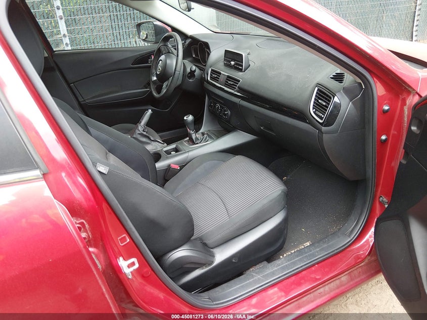 2014 Mazda 3 VIN JM1BM1L74E1171329 IAAI salvage auction — LEFT REAR, Clear (Virginia), sold $1,425 on 2026-07-09 (photo 5)
