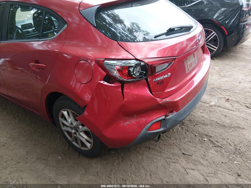 2014 Mazda 3 VIN JM1BM1L74E1171329 IAAI salvage auction — LEFT REAR, Clear (Virginia), sold $1,425 on 2026-07-09 (photo 6)
