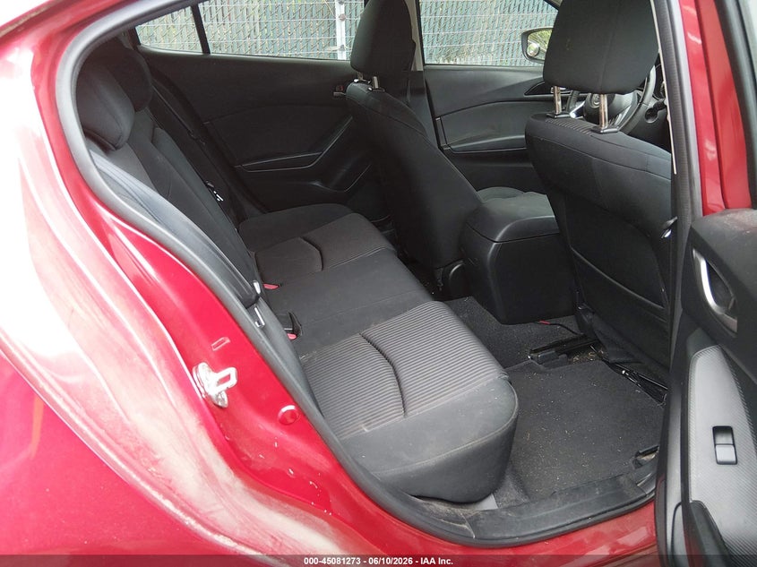 2014 Mazda 3 VIN JM1BM1L74E1171329 IAAI salvage auction — LEFT REAR, Clear (Virginia), sold $1,425 on 2026-07-09 (photo 8)