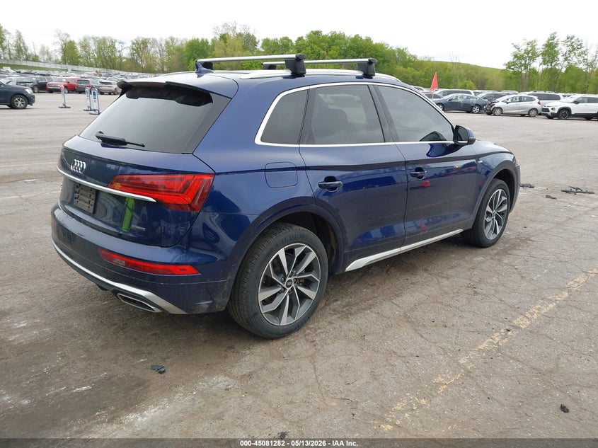 2023 Audi Q5 VIN WA1EAAFY1P2048959 IAAI salvage auction — FRONT END, Clear (Michigan), sold $12,800 on 2026-07-13 (photo 4)