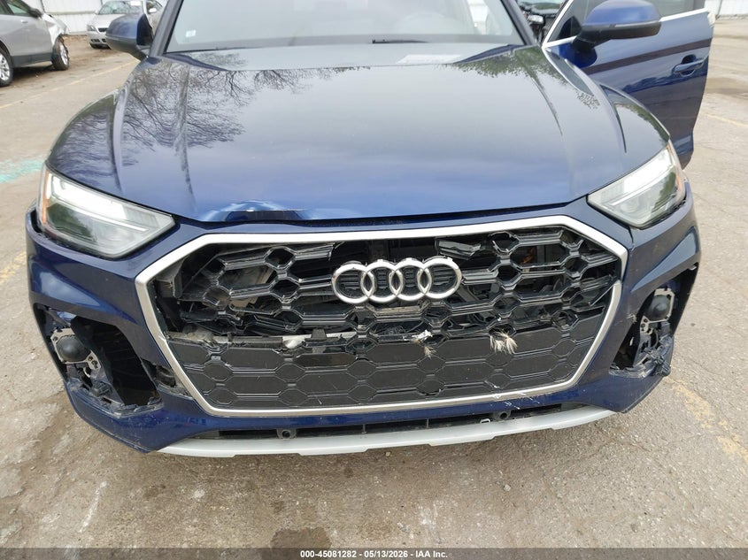 2023 Audi Q5 VIN WA1EAAFY1P2048959 IAAI salvage auction — FRONT END, Clear (Michigan), sold $12,800 on 2026-07-13 (photo 6)