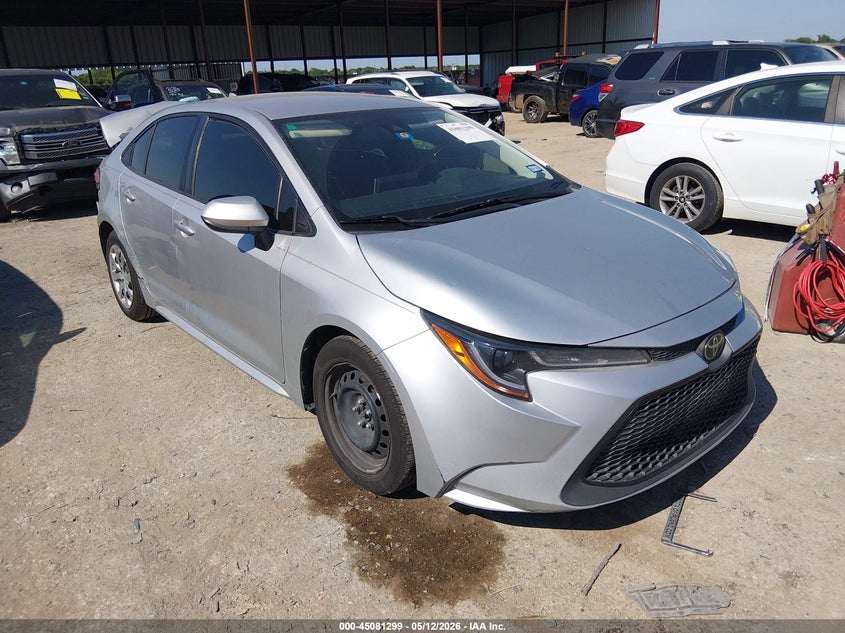 2020 Toyota Corolla VIN JTDEPRAE7LJ111532 IAAI salvage auction — REAR END, Salvage (Texas), sold $3,950 on 2026-07-14 (photo 1)