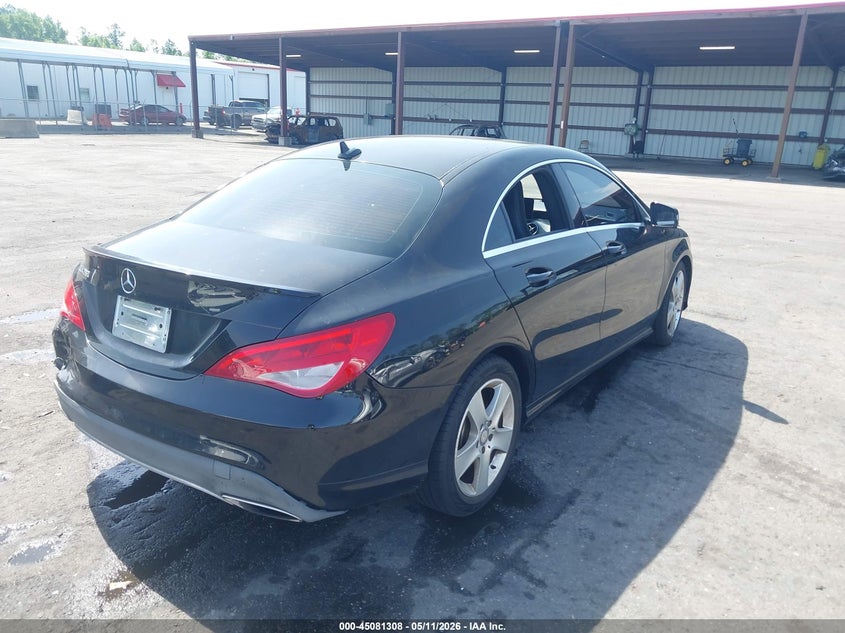 2017 Mercedes-benz Cla-klasse VIN WDDSJ4EB8HN467243 IAAI salvage auction — LEFT REAR, Salvage Title, sold $3,900 on 2026-08-21 (photo 4)