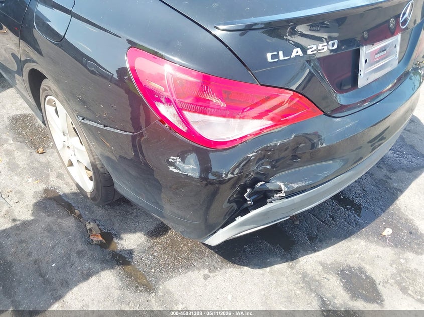 2017 Mercedes-benz Cla-klasse VIN WDDSJ4EB8HN467243 IAAI salvage auction — LEFT REAR, Salvage Title, sold $3,900 on 2026-08-21 (photo 6)