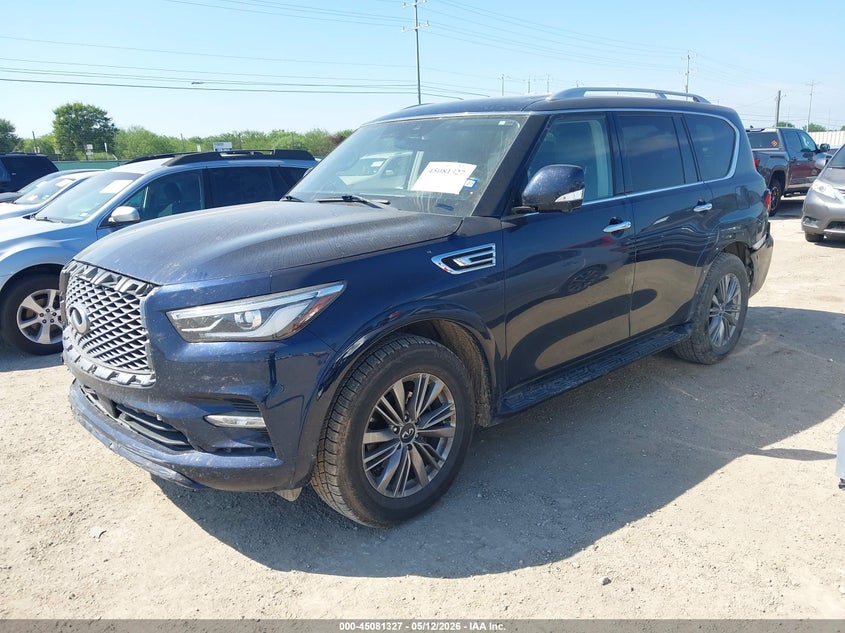 2021 Infiniti Qx80 VIN JN8AZ2AF1M9719837 IAAI salvage auction — FRONT END, Salvage Title, sold $5,900 on 2026-07-27 (photo 2)