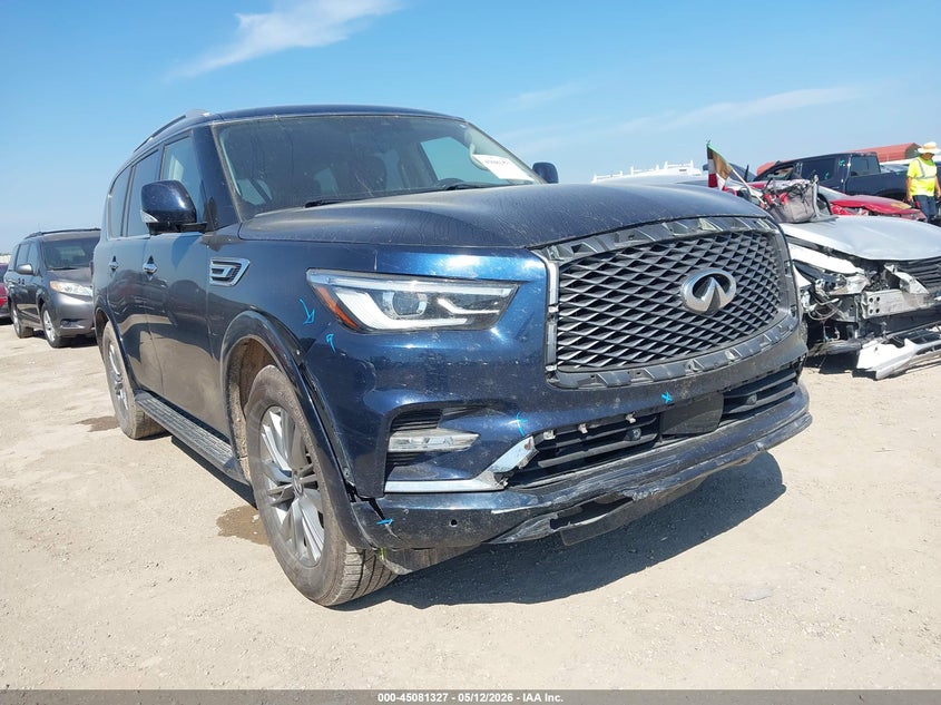 2021 Infiniti Qx80 VIN JN8AZ2AF1M9719837 IAAI salvage auction — FRONT END, Salvage Title, sold $5,900 on 2026-07-27 (photo 6)