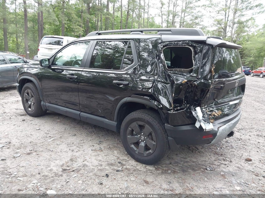 2026 Honda Passport VIN 5FNYF9H38TB007661 IAAI salvage auction — LEFT REAR, Salvage (Virginia), sold $17,850 on 2026-07-14 (photo 3)