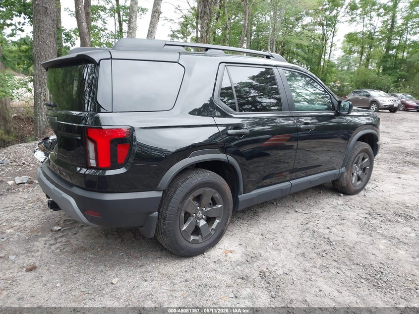 2026 Honda Passport VIN 5FNYF9H38TB007661 IAAI salvage auction — LEFT REAR, Salvage (Virginia), sold $17,850 on 2026-07-14 (photo 4)