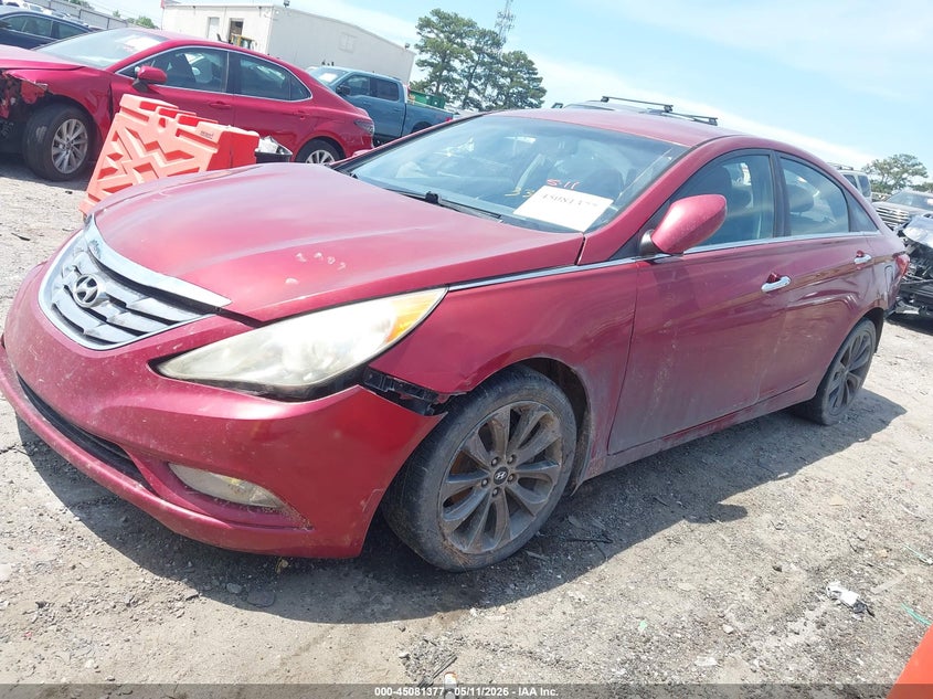 2012 Hyundai Sonata VIN 5NPEC4AC1CH338933 IAAI salvage auction — FRONT & REAR, Salvage (Georgia), sold $375 on 2026-07-22 (photo 2)