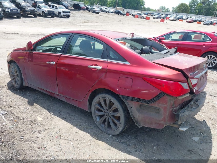 2012 Hyundai Sonata VIN 5NPEC4AC1CH338933 IAAI salvage auction — FRONT & REAR, Salvage (Georgia), sold $375 on 2026-07-22 (photo 3)