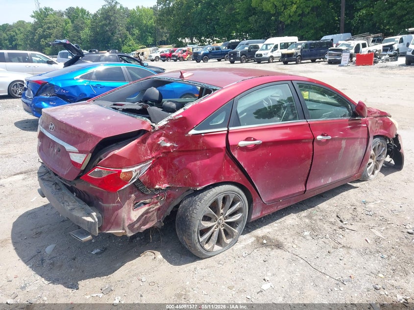 2012 Hyundai Sonata VIN 5NPEC4AC1CH338933 IAAI salvage auction — FRONT & REAR, Salvage (Georgia), sold $375 on 2026-07-22 (photo 4)