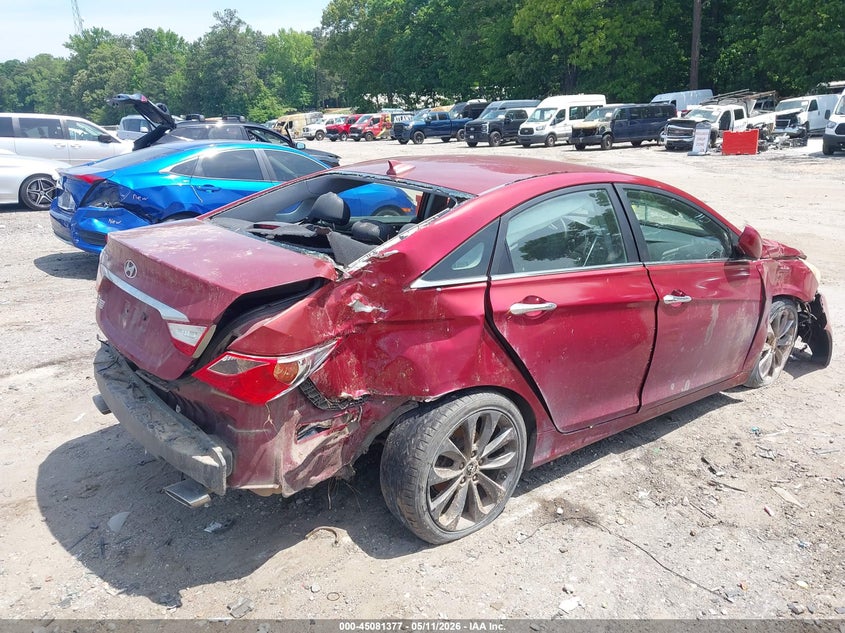 2012 Hyundai Sonata VIN 5NPEC4AC1CH338933 IAAI salvage auction — FRONT & REAR, Salvage (Georgia), sold $375 on 2026-07-22 (photo 6)