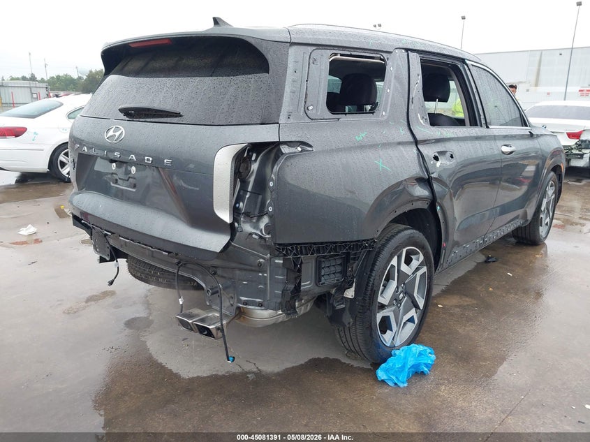 2025 Hyundai Palisade VIN KM8R44GE4SU932035 IAAI salvage auction — RIGHT REAR, Original (Texas), sold $15,300 on 2026-07-09 (photo 4)