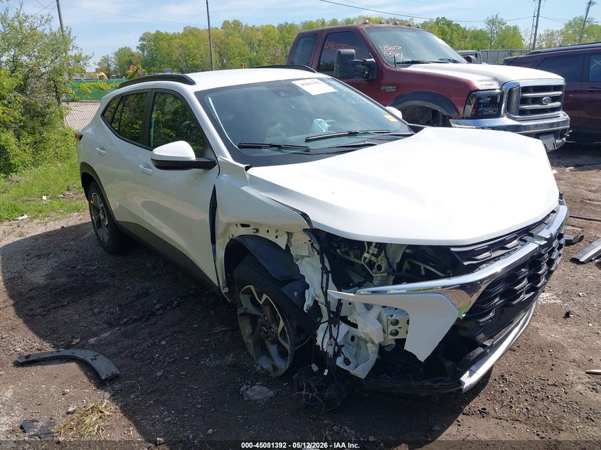 2025 Chevrolet Trax VIN KL77LHEP7SC134223 IAAI salvage auction — FRONT END, Salvage (Ohio), sold $2,500 on 2026-07-21 (photo 1)
