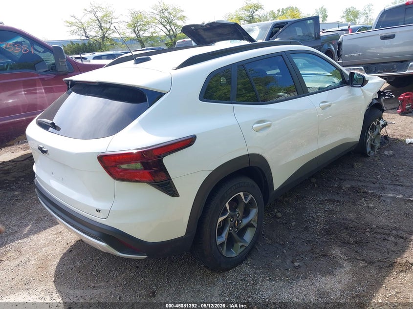 2025 Chevrolet Trax VIN KL77LHEP7SC134223 IAAI salvage auction — FRONT END, Salvage (Ohio), sold $2,500 on 2026-07-21 (photo 4)