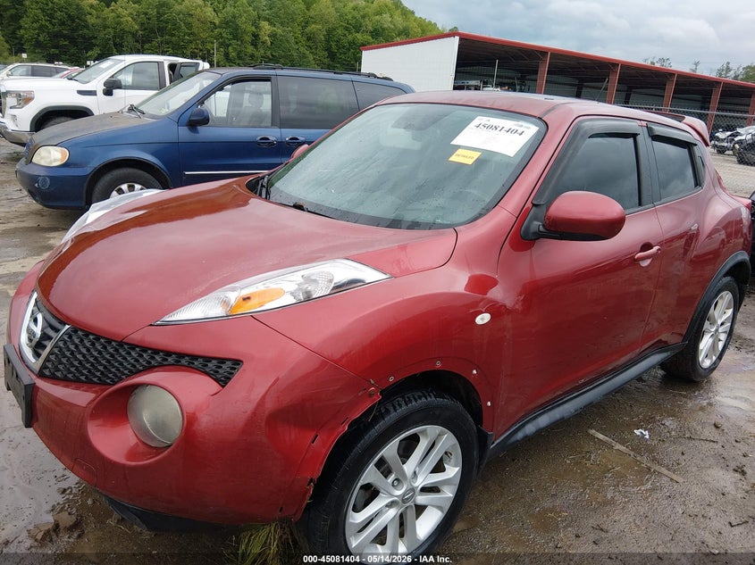 2013 Nissan Juke VIN JN8AF5MR0DT220952 IAAI salvage auction — FRONT END, Salvage (West Virginia), sold $1,475 on 2026-07-16 (photo 2)