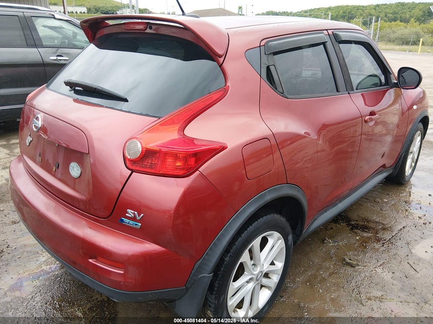 2013 Nissan Juke VIN JN8AF5MR0DT220952 IAAI salvage auction — FRONT END, Salvage (West Virginia), sold $1,475 on 2026-07-16 (photo 4)