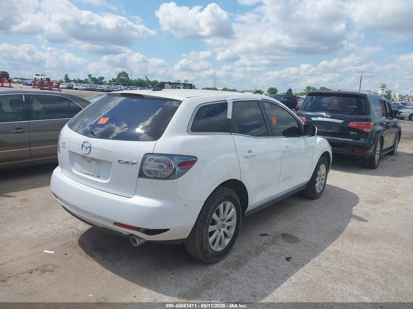 2012 Mazda Cx-7 VIN JM3ER2C55C0421769 IAAI salvage auction — NORMAL WEAR, Salvage (Texas), sold $450 on 2026-07-14 (photo 4)