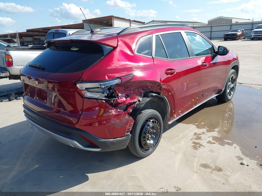 2025 Chevrolet Trax VIN KL77LHEP0SC004140 IAAI salvage auction — RIGHT REAR, Salvage (Texas), sold $4,600 on 2026-07-21 (photo 4)