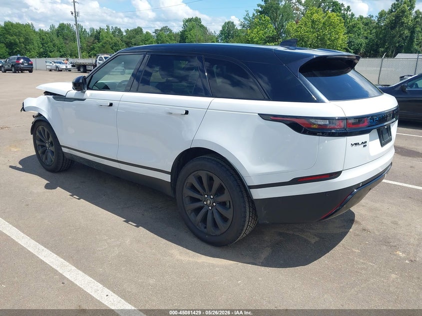 2021 Land rover Range rover velar VIN SALYJ2EX2MA311455 IAAI salvage auction — FRONT END, Salvage (Mississippi), sold $9,100 on 2026-07-24 (photo 3)