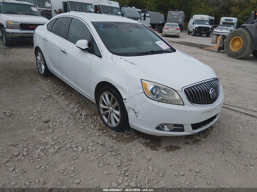 2014 Buick Verano VIN 1G4PR5SK6E4142557 IAAI salvage auction — FRONT & REAR, Original (Texas), sold $425 on 2026-08-31 (photo 1)