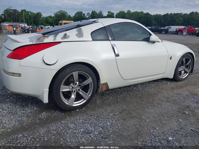 2006 Nissan 350z VIN JN1AZ34D16M304032 IAAI salvage auction — REAR END, Repossession Paperwork (Georgia), sold $1,000 on 2026-07-19 (photo 4)