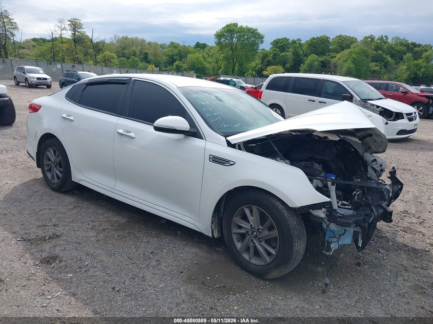 2020 Kia Optima VIN 5XXGT4L39LG400306 IAAI salvage auction — FRONT END, Salvage (New Jersey), sold $25 on 2026-07-28 (photo 1)