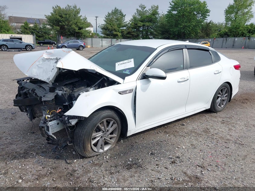 2020 Kia Optima VIN 5XXGT4L39LG400306 IAAI salvage auction — FRONT END, Salvage (New Jersey), sold $25 on 2026-07-28 (photo 2)