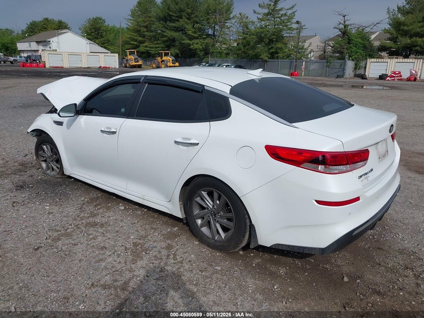 2020 Kia Optima VIN 5XXGT4L39LG400306 IAAI salvage auction — FRONT END, Salvage (New Jersey), sold $25 on 2026-07-28 (photo 3)