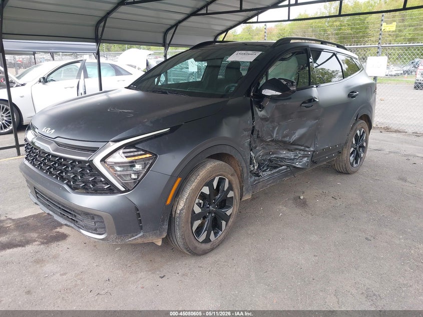 2024 Kia Sportage VIN KNDPZDDH8R7160109 IAAI salvage auction — LEFT SIDE, Salvage (Connecticut), sold $16,400 on 2026-07-09 (photo 2)