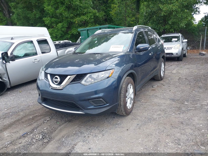 2015 Nissan Rogue VIN KNMAT2MT4FP563287 IAAI salvage auction — RIGHT SIDE, Salvage Title, sold $975 on 2026-08-21 (photo 2)