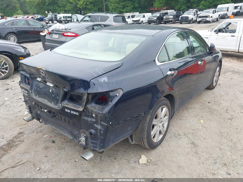 2007 Lexus ES VIN JTHBJ46G372124939 IAAI salvage auction — REAR END, Salvage (Georgia), sold $875 on 2026-07-15 (photo 4)