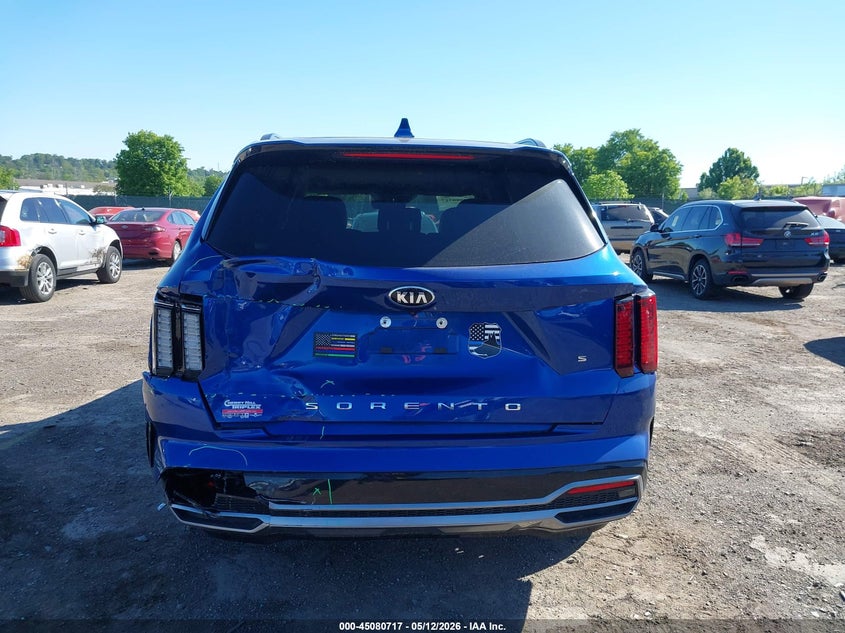 2021 Kia Sorento VIN 5XYRL4LCXMG066776 IAAI salvage auction — REAR END, Salvage (Pennsylvania), sold $6,600 on 2026-07-17 (photo 6)