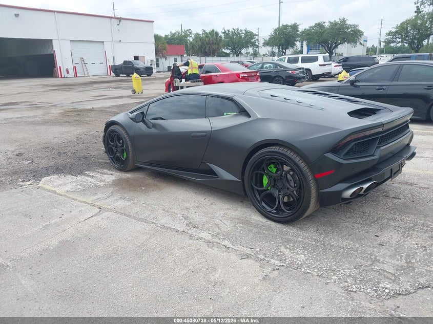2017 Lamborghini Huracan VIN ZHWUC2ZF8HLA07651 IAAI salvage auction — FRONT END, Rebuildable (Florida), sold $140,000 on 2026-07-06 (photo 3)