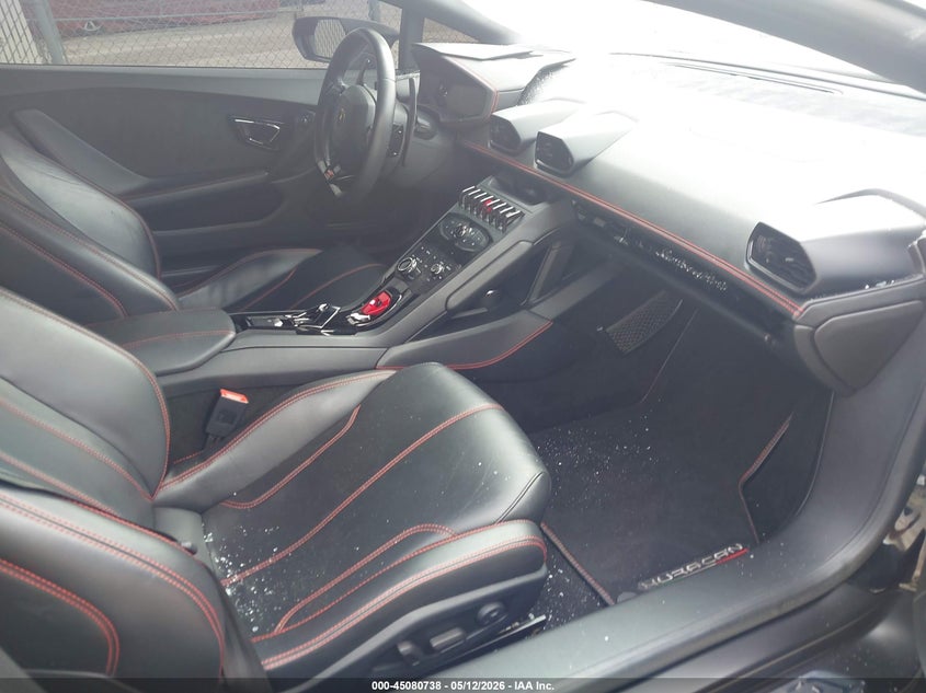 2017 Lamborghini Huracan VIN ZHWUC2ZF8HLA07651 IAAI salvage auction — FRONT END, Rebuildable (Florida), sold $140,000 on 2026-07-06 (photo 5)