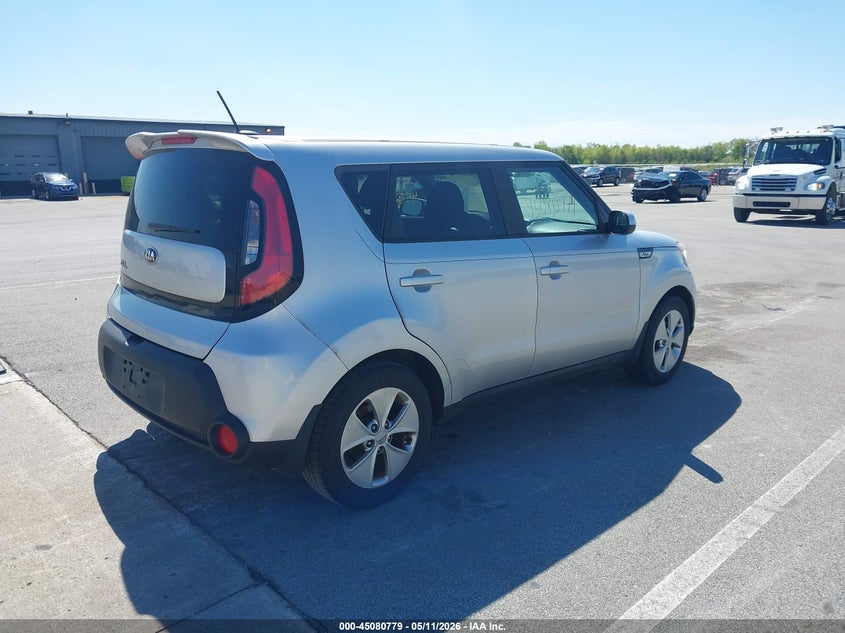 2015 Kia Soul VIN KNDJN2A25F7792387 IAAI salvage auction — FRONT END, Clear (Indiana), sold $525 on 2026-07-24 (photo 4)