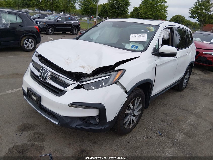 2020 Honda Pilot VIN 5FNYF5H58LB015303 IAAI salvage auction — FRONT & REAR, Salvage (New Jersey), sold $3,350 on 2026-07-24 (photo 2)