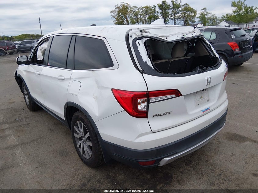 2020 Honda Pilot VIN 5FNYF5H58LB015303 IAAI salvage auction — FRONT & REAR, Salvage (New Jersey), sold $3,350 on 2026-07-24 (photo 3)