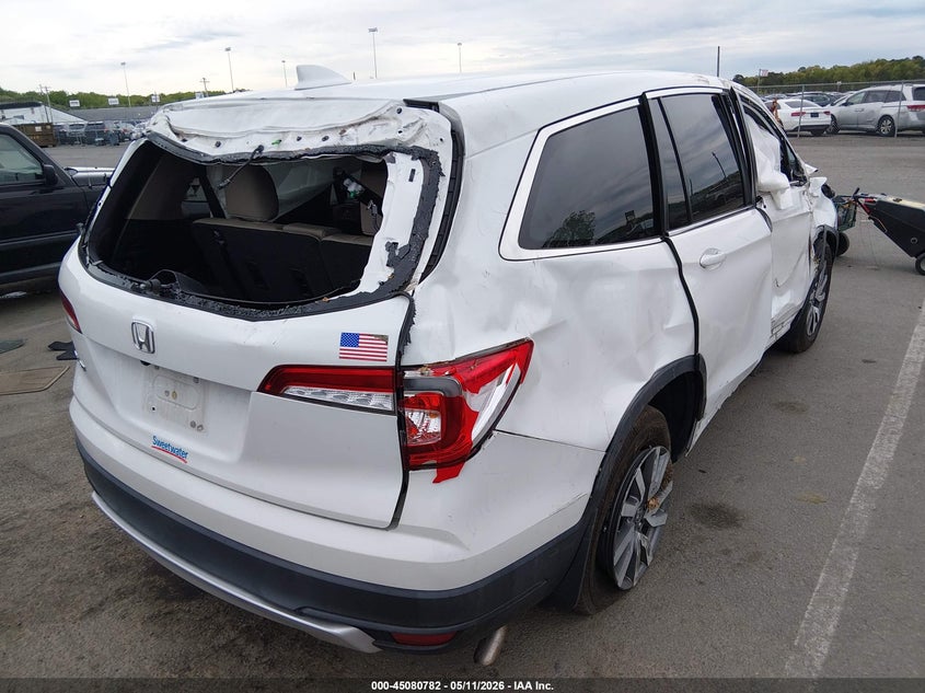 2020 Honda Pilot VIN 5FNYF5H58LB015303 IAAI salvage auction — FRONT & REAR, Salvage (New Jersey), sold $3,350 on 2026-07-24 (photo 4)